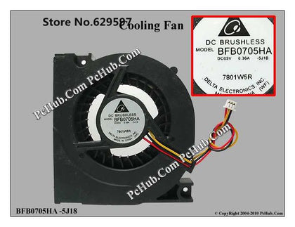 laptop CPU cooling fan cooler for ASUS A7J A7G A7F A7Jb A7Jc A7K A7M A7S A7L A7N A7Mb A7Mc A7Sv A7Sn Delta BFB0705HA-5J1B 3PIN - inewdeals.com