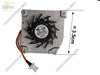 laptop CPU cooling fan for DELL latitude D420 D430 PP09S UDQF2FH01CCM DC28A000R0L KJ415 XK030 FJ378 GC054007VH-A 13.B2291.F.GN