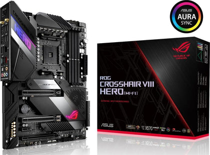 motherboard for ASUS ROG CROSSHAIR VIII HERO(WI-FI) Socket AM4 DDR4 32GB USB2.0 USB3.2 M.2 X570 Desktop motherboard - inewdeals.com