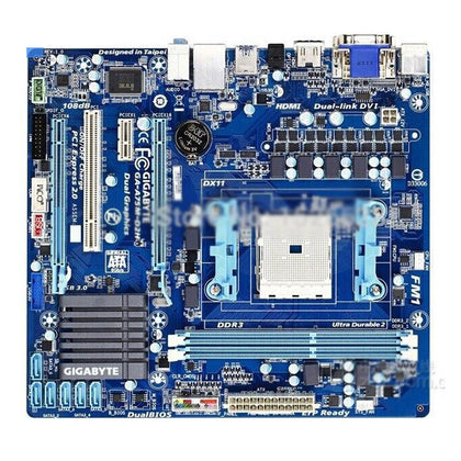 Desktop Boards motherboard for Gigabyte GA-A75M-D2H DDR3 AMD Socket FM1 All solid capacitors