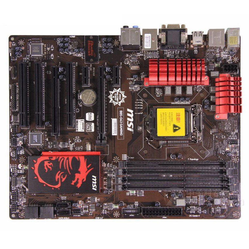 desktop motherboard for MSI B85-G43 GAMING DDR3 LGA 1150 32GB for 22NM CPU USB3.0 DVI VGA HDMI Used mainboard PC SALES