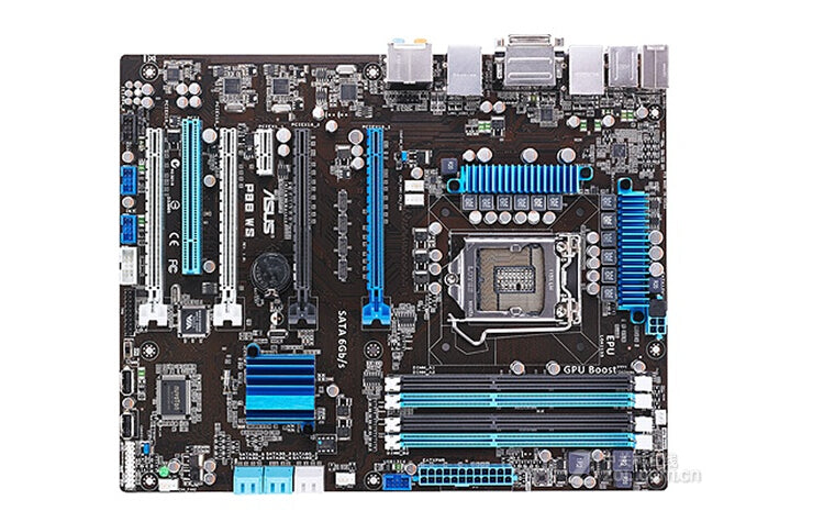 motherboard for P8B WS 1155 DDR3 for Core i3/E3-1200 cpu 32GB USB3.0 SATA3 C206 Desktop motherboard