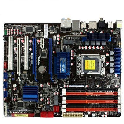 Used Desktop motherboard ASUS P6T SE DDR3 LGA 1366 24GB USB2.0 X58 Desktop Motherboard