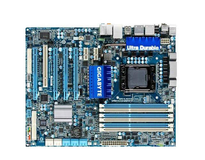 Used Gigabyte GA-X58A-UD3R motherboard 1366 pin X58 Desktop mainboards USB3.0 X58A-UD3R motherboard